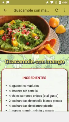 Recetas Veganas Fáciles android App screenshot 0