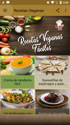 Recetas Veganas Fáciles android App screenshot 3